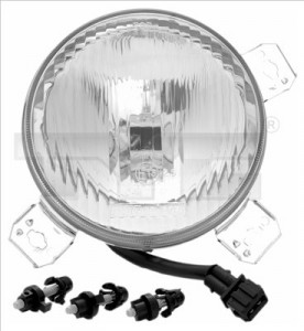 Far Stanga (H3, manual, culoare insertie: cromat) potrivit VW GOLF 2 - Img 3