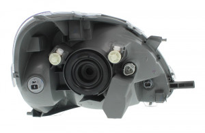 Far Stanga (H4, electric, cu motor, culoare insertie: cromat, culoare semnalizator: alb) potrivit TOYOTA YARIS - Img 2