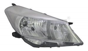 Far Stanga (H4, electric, cu motor, culoare insertie: gri) potrivit TOYOTA YARIS, YARIS/HATCHBACK 2010-2014
