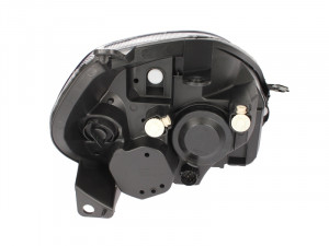 Far stanga (H4, electric, cu motoras, fundal negru) ABARTH PUNTO FIAT PUNTO, PUNTO EVO - Img 2