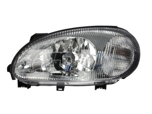 Far Stanga (H4, electric, fara motoras, culoare insert: gri, culoare semnalizator: transparent) potrivit DAEWOO LANOS; FSO LANOS - Img 1