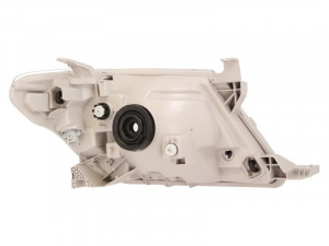 Far Stanga (H4, electric, fara motoras, culoare insertie: cromat, culoare semnalizator: alb) potrivit TOYOTA HILUX VII - Img 2