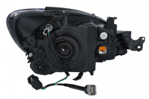 Far Stanga (H4, electric, fara motoras, culoare insertie: cromat) potrivit MITSUBISHI LANCER VII - Img 2