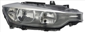 Far Stanga (H7/H7/PW24W, electric, cu motor, culoare insertie: negru) potrivit BMW 3 (F30, F80), 3 (F31) - Img 3