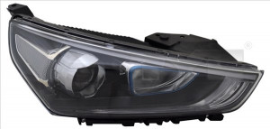 Far Stanga (H7/HB3, electric, cu motor, culoare insertie: albastru) potrivit HYUNDAI IONIQ dupa 2016 - Img 3