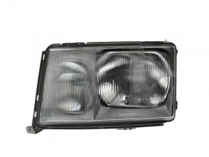 Far Stanga (halogen, H3/H4, pneumatic, culoare insertie: cromat, culoare semnalizator: portocaliu) potrivit MERCEDES 124 (A124), 124 (C124), 124 T-MODEL (S124), 124 (W124)