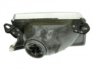 Far Stanga (halogen, H4, manual, fara motoras, culoare insertie: cromat) potrivit FORD TRANSIT - Img 2
