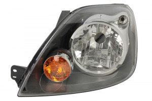 Far Stanga (halogen, H4/P21W/W5W, electric, cu motor, culoare insertie: gri) potrivit FORD FIESTA V -08.08 - Img 1