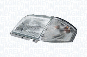 Far Stanga (halogen, H4/PY21W, pneumatic, fara motoras, culoare insertie: cromat, culoare semnalizator: transparent) potrivit MERCEDES SL (R129) -10.01 - Img 2