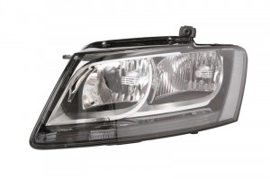 Far Stanga (halogen, H7, electric, fara motoras, culoare insertie: negru, culoare semnalizator: transparent) potrivit AUDI Q5 -10.16 - Img 1
