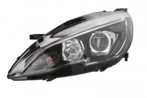 Far Stanga (halogen, H7/HY21W/LED, electric, bec, culoare semnalizator: portocaliu) potrivit PEUGEOT 308 II - Img 1