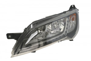 Far Stanga (halogen, H7/LED/WY21W, electric, cu motor, bec, culoare insertie: negru) potrivit CITROEN JUMPER I, JUMPER II; FIAT DUCATO; PEUGEOT BOXER - Img 1