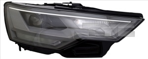 Far stanga potrivit Audi A6 C8 dupa 2018 - LED, electric, cu motor, fara controler LED, nici un controler - Img 2