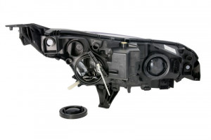 Far stanga potrivit FORD TRANSIT / TOURNEO CONNECT dupa 2013 - (H15/H7, reglaj electric, cu motoras, fundal cromat) - Img 2