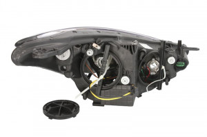 Far stanga potrivit HYUNDAI i30, Hatchback/ Kombi 2011-2015 - (2*H7, reglaj electric, cu motoras, fundal cromat, fundal transparent) - Img 2