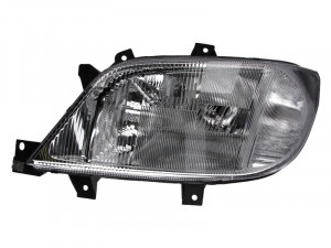 Far stanga potrivit MERCEDES SPRINTER 2-T (901, 902), SPRINTER 3-T (903), SPRINTER 4-T (904), SPRINTER 5-T (905) - (H1/H7, reglaj electric, fundal cromat)