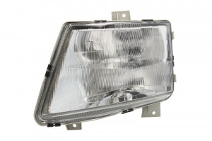 Far stanga potrivit MERCEDES VITO (638) - (H1/H4, pneumatic, fundal argintiu)
