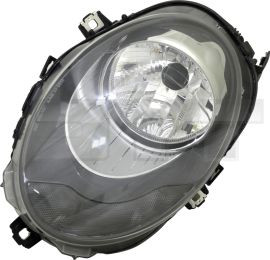 Far stanga potrivit MINI MINI MINI CLUBMAN dupa 2013 - (H4, electric, cu motoras, fundal transparent)