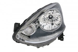 Far stanga potrivit NISSAN MICRA 2010-2013 - (H4, electric, cu motoras)