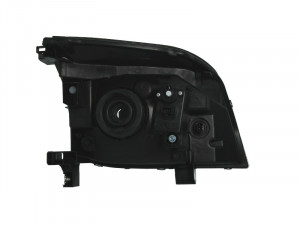 Far stanga potrivit NISSAN X-TRAIL - (H4, electric, cu motoras, fundal negru/albastru) - Img 2