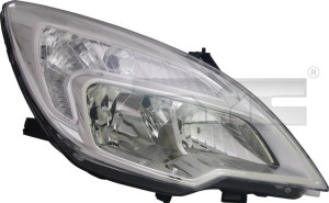 Far stanga potrivit OPEL MERIVA B - (H1/H7, reglaj electric, cu motoras, fundal cromat)