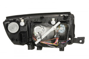 Far stanga potrivit SKODA FABIA I, FABIA I PRAKTIK - (H3/H7, reglaj electric, fundal cromat) - Img 2