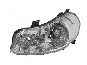 Far stanga potrivit SUZUKI SX4 - (H4, electric, fundal cromat)