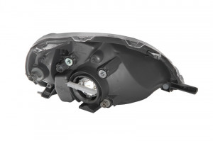 Far stanga potrivit TOYOTA YARIS 1999-2003 - (H4, electric, cu motoras, fundal gri)