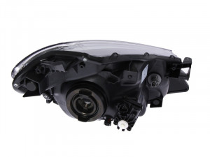 Far stanga potrivit TOYOTA YARIS - (H4, electric, cu motoras, fundal cromat) - Img 2