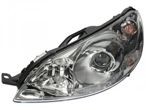 Far Stanga (xenon, D2S/H7/PY21W/W5W, automat, cu motor, bec) potrivit PEUGEOT 407 05.04-12.10 - Img 1