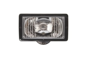 Far universal stanga/dreapta (faza lunga, H3/T4W, 12/24V, latime 241mm, inaltime 135mm, alb, plastic, negru, lumini pozitie, lungime cablu: 150mm) - Img 1