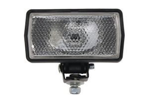 Far universal stanga/dreapta (H3, 12/24V, transparent, plastic, negru) potrivit DEUTZ FAHR AGROCLIMBER, AGROCOMPACT, AGROCOMPACT F, AGROFARM, AGROPLUS, AGROSUN, AGROTRAC; HUERLIMANN ELITE, H, MASTER - Img 1