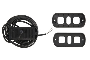 Girofar (albastru, 12/24V, LED, LED, 21W, montare rigidă, 2-puncte montare, numar programe: 1, direcțional; pentru montare pe suprafete verticale; fără sincronizare; fir 3m) - Img 2