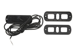Girofar (portocaliu, 12/24V, LED, 21W, montare rigidă, 2-puncte montare, numar programe: 1, direcțional; pentru montare pe suprafete verticale; fără sincronizare; fir 3m) - Img 2