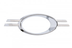 Grila bara Dreapta AVANTGARDE, crom potrivit MERCEDES C T-MODEL S204, C W204 2007-2014 2007-2011