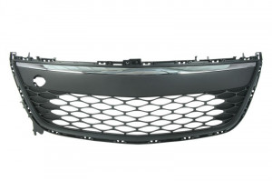 Grila bara fata cu linii cromate, plastic, crom/negru potrivit MAZDA CX-7 2007-2013 2009-2012