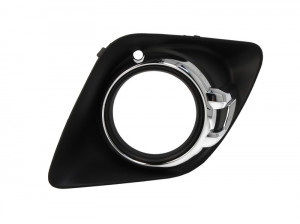 Grila bara fata dreapta potrivit MITSUBISHI ASX 2010-2012 - cu locas proiectoare, negru/crom