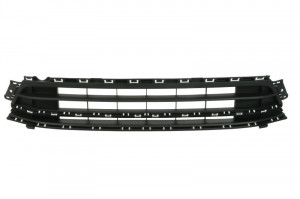 Grila bara fata mijloc plastic, negru potrivit VW JETTA IV dupa 2014 2014-2018