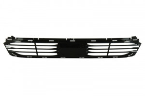 Grila bara fata potrivit BMW Seria 7 G11, G12 2015-2019 - mijloc pentru sistem activ cruise control MOD. PURE EXCELLENCE, plastic, negru lucios