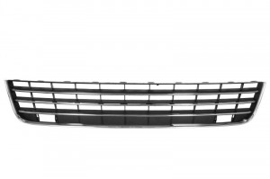 Grila bara fata potrivit VW TOUAREG 2010-2015 - negru/crom