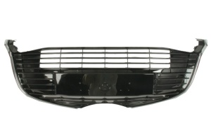 Grila bara fata potrivita Toyota YARIS XP130 2014-2017 - plastic, negru / lucios