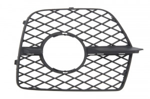 Grila bara fata Stanga cu locas proiector, plastic, negru potrivit BMW X6 E71, E72 2007-2014 2007-2014