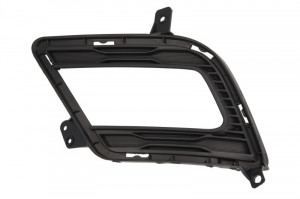 Grila bara fata Stanga cu locas proiector, plastic, negru potrivit KIA CEE'D 2006-2012 2009-2012