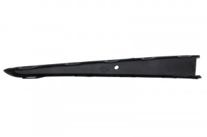 Grila bara fata stanga inferior, plastic, negru potrivit VW POLO VI AW 2017-2020 - Img 2