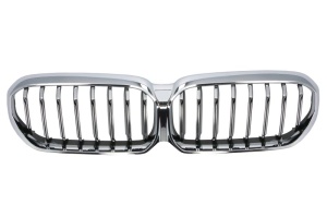 Grila bara fata stanga potrivit BMW 5 G30, G31, G38, F90 2020-2023 - plastic, crom