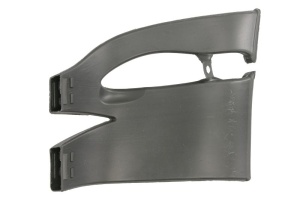 Grila bara fata stanga potrivit Tesla MODEL X 2015-2021 - plastic, negru, conducta aer pt racire frana
