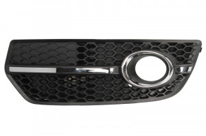 Grila bara fata Stanga S-LINE, plastic, crom/negru potrivit AUDI Q5 2008-2017 2008-2012
