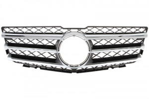 Grila fata potrivit MERCEDES GLK 2008-2012 - negru/crom