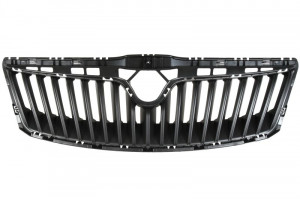 Grila fata potrivit SKODA OCTAVIA 2008-2013 - neagra