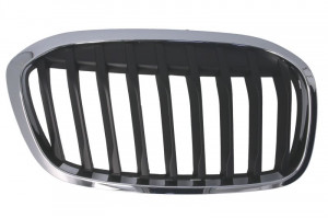 Grila radiator dreapta potrivit BMW 2 Active Tourer F45, F46 dupa 2018 - (rama crom, negru-matt)